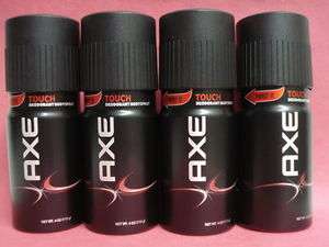 AXE Deodorant Body Spray Touch Each 4 oz 079400558404  