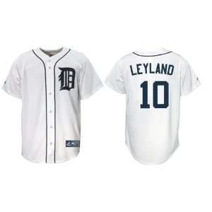  Leyland #10 Detroit Tigers Majestic Replica Home Jersey 