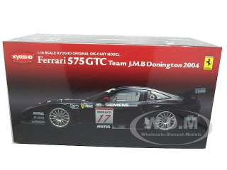 Brand new 118 scale diecast car model of Ferrari 575 GTC Team J.M.B 