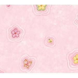  Pink Busy Bee Quilt Wallpaper Baby
