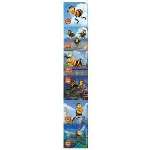  PS392 Sticker The Bee Movie Asst 2.5x2.5 100 Per Roll by 