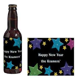  Stars Personalized Beer Bottle Labels   Qty 12 Health 