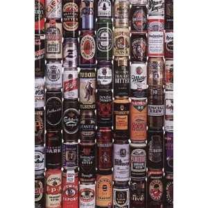  Beer Cans Poster Print