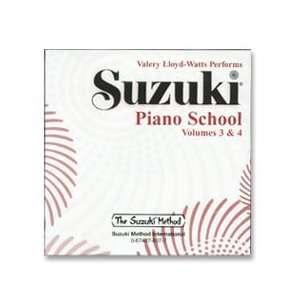  Suzuki Piano School CD, Vol. 3&4   Watts Musical 