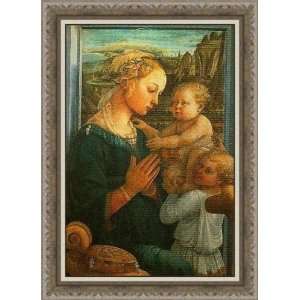   Child With Angels by Filippino Lippi   Framed Artwork