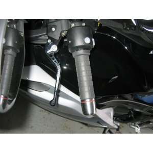 2010 BMW S1000R Pazzo Racing Shorty Levers Black Levers with Silver 