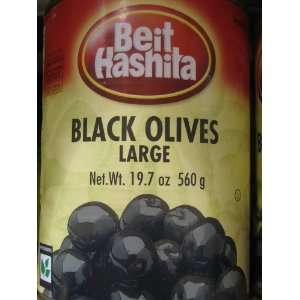 BEIT HASITA BLACK LARGE OLIVES 20OZ  Grocery & Gourmet 