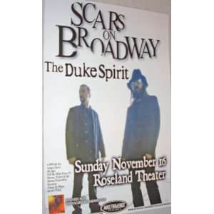  Scars on Broadway Poster   Concert Flyer   System of a 