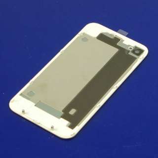 White Back Battery Cover Door Rear Glass Frame Housing For iphone 4G 