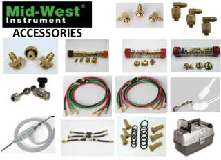 Mid West Instrument Backflow Test Kit 845 5 + FREE Carrying Case + 5 
