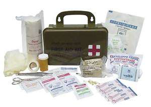 GI Spec First Aid Kit for Survival, Hunters, Outdoors   NEW IN SEALED 