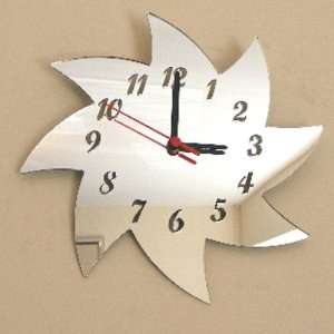  Spiral Star Clock 25cm x 25cm