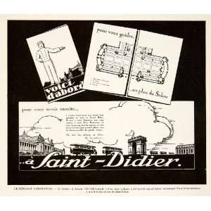  1926 Print Saint Didier Bellhop Arc Triomph Paris 