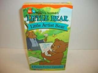   Bear   Little Artist Bear   VHS kids Cartoon tape   Kristin Fairlie