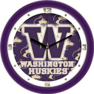  University of Washington Huskies 12 Wall Clock 