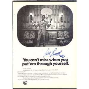    Bill Russell Autographed / Signed BellSouth Ad 