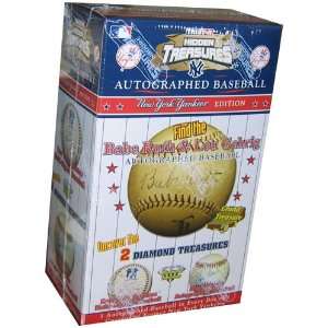  2006 Tristar NY Yankees Autographed Baseball Pack   1P 