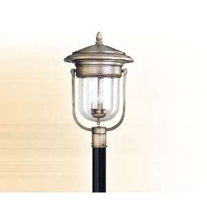   Sterling Contemporary / Modern Three Light Post Light from the Belve
