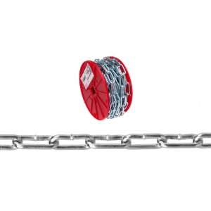 Campbell 0722827 Low Carbon Steel Straight Link Coil Chain in Reel 