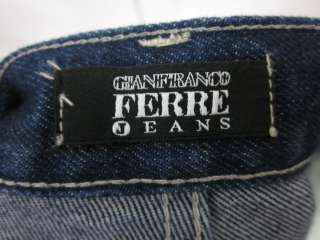 GIANFRANCO FERRE JEANS Mens Dark Wash Baggy Jeans 40  