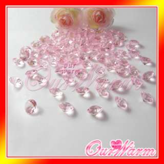 500 Diamond Confetti 10.0mm Wedding Table Decor Colors  