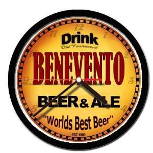  BENEVENTO beer and ale cerveza wall clock 