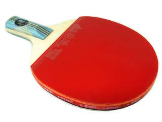 Double Happiness PingPong Paddle 6 Stars Short Handle Table Tennis 