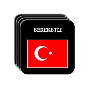  Turkey   BEREKETLI Set of 4 Mini Mousepad Coasters 