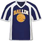 Ballin 17 Jeremy Lin NYC Knicks Basketball Player Mens V Neck Ringer T 