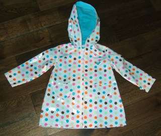 ROXY Polka Dot Spots Raincoat Waterproof Cotton Coat  