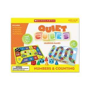  Scholastic 0545119340   Number Learning Quiet Cubes, PreK 