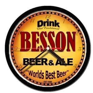  BESSON beer and ale cerveza wall clock 