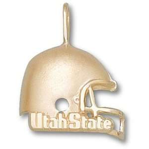  Utah State Lg Utah State Helmet Pendant (Gold Plated 