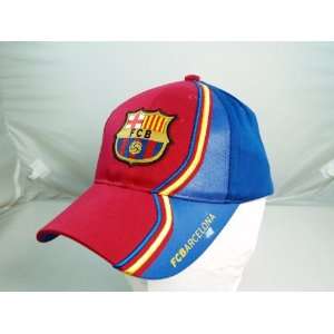  FC BARCELONA OFFICIAL TEAM LOGO CAP / HAT   FCB031 Sports 