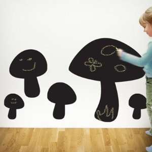  Chalkals Mushrooms Chalkboard Mural