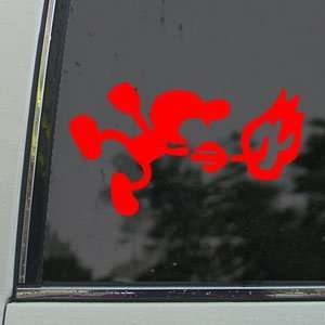  Mr Game And Watch Red Decal Fire Wii Truck Window Red 
