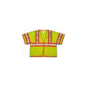  Tingley Rubber V70332.2x 3x Polyester Safety Vest   Yellow 