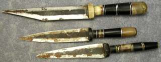 LOT 7 African Daggers Spears Masai Sword Tuareg Somali  