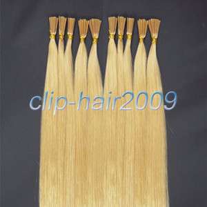 22Pre Stick tipped Human Hair Extensions200s#613,100g  