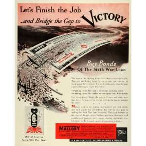   Victory War Savings Bond Check   Original Print Ad