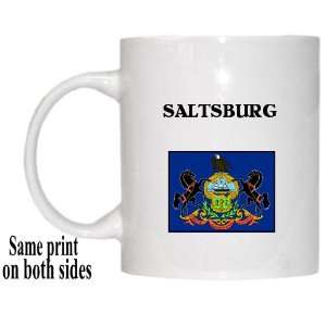  US State Flag   SALTSBURG, Pennsylvania (PA) Mug 