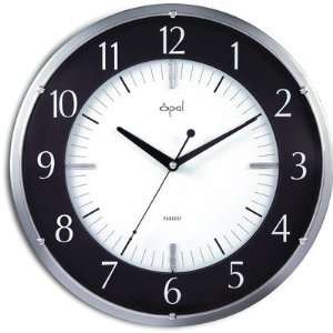  Opal Dial Clock in Black and White
