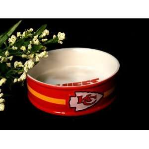  NFL Sculpted Large Dog Bowl KC Chiefs REDUCED Everything 