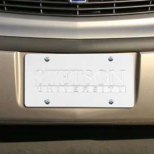  NCAA Stetson Hatters Satin License Plate Automotive