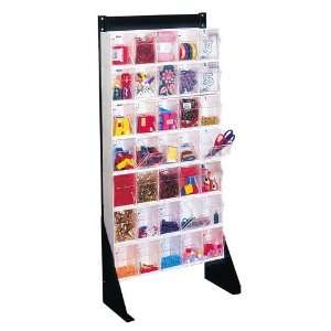  Clear Tip Out Tilt Bin Floor Stand   QFS148 305   Product 