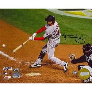  Jacoby Ellsbury Autographed Picture   World Series 