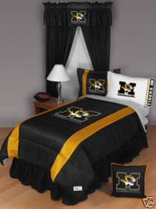 MISSOURI Tigers FULL Comforter, Sheets, 5PC. Bedding  