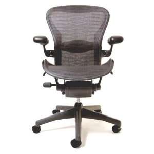  Black Fully Loaded Tux Edition Chair By Herman Miller
