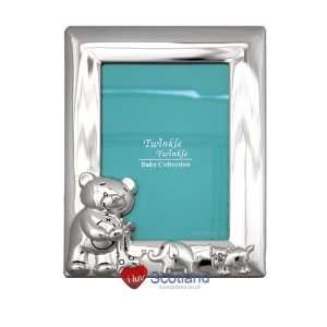   Plated Photo Frame Twin Teddy Bear And Animals