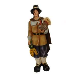  Time to Give Thanks Man Pilgrim Thanksgiving Table Top 